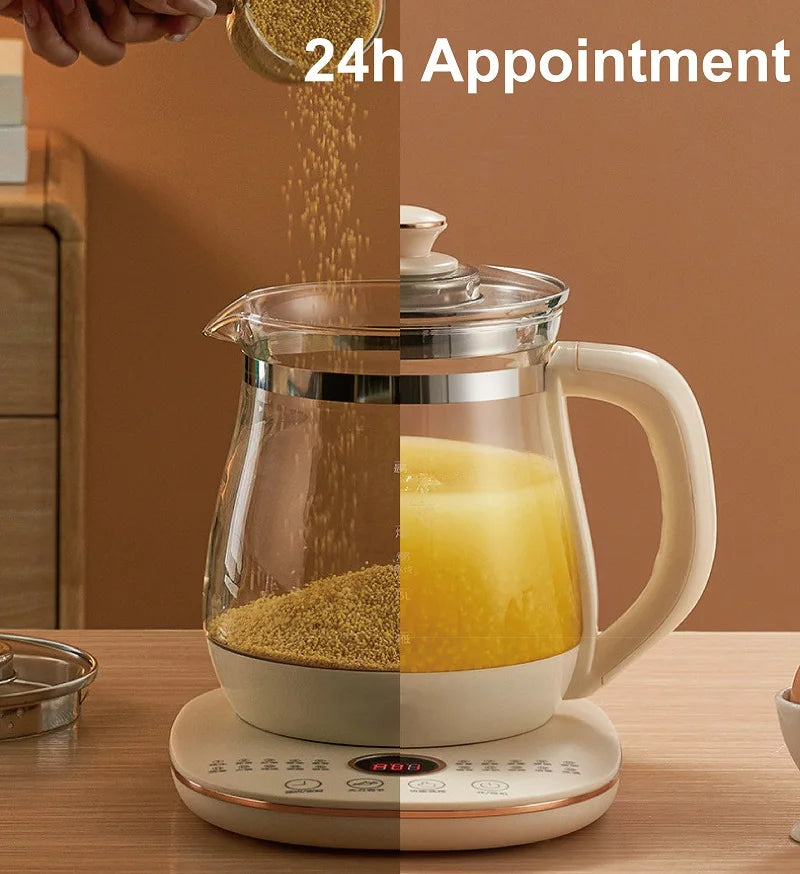 220V Health Pot Household Multifunctional Glass Electric Kettle Flower Teapot Tea Pot 1.8L