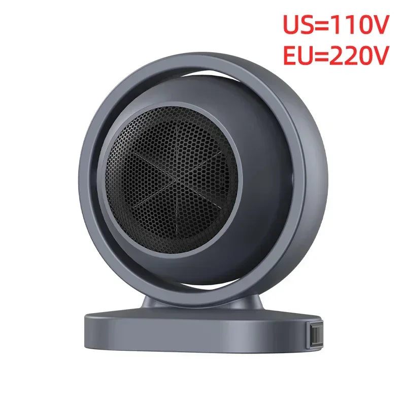 380W Portable Electric Heater Desktop Fan Stove Warm Air Blower Mini Radiator Home Office Room Warmer for Winter Low Consumption
