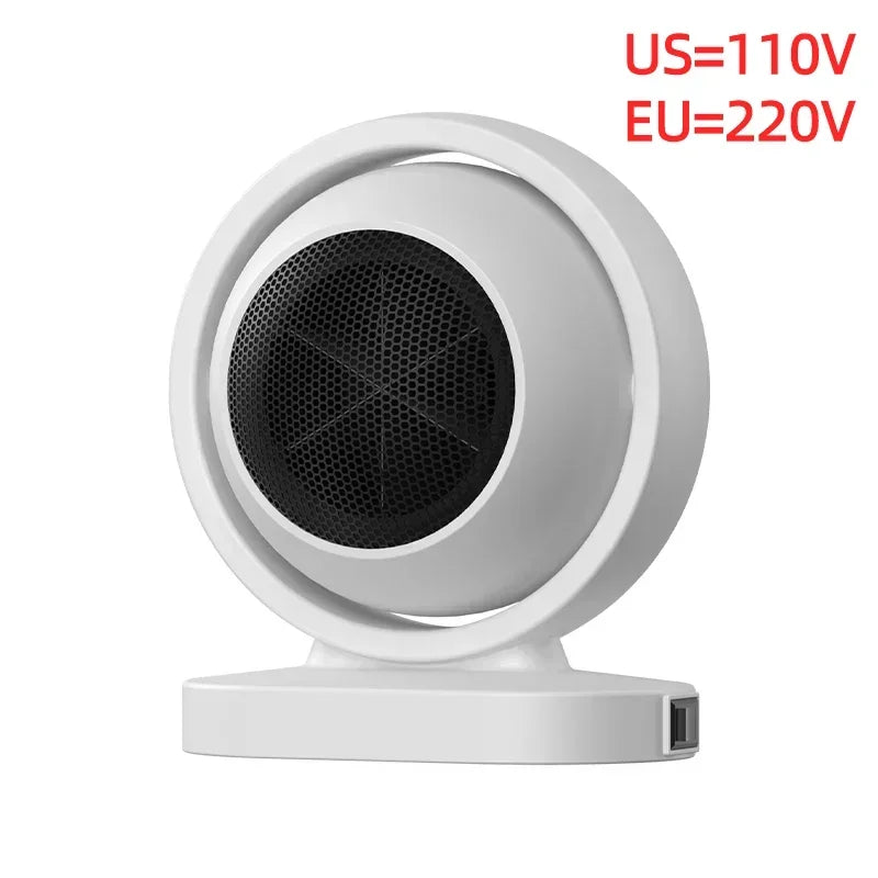 380W Portable Electric Heater Desktop Fan Stove Warm Air Blower Mini Radiator Home Office Room Warmer for Winter Low Consumption