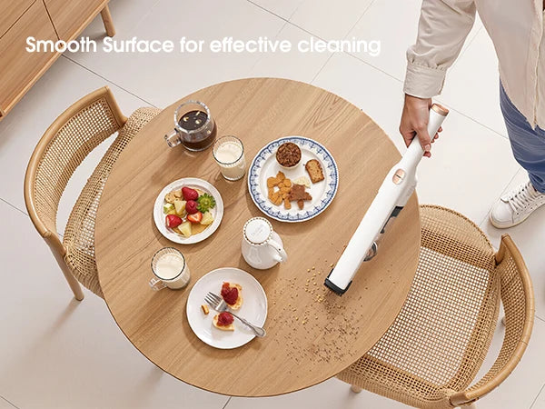 Lubluelu P1 Wireless Vacuum Cleaner Lightweight Floor Washer Edge Cleaning Smart Home（Type C Charging Line, without Charger)