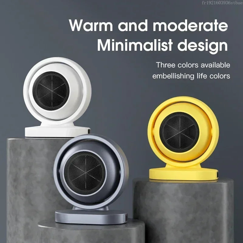 380W Portable Electric Heater Desktop Fan Stove Warm Air Blower Mini Radiator Home Office Room Warmer for Winter Low Consumption